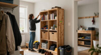 This IKEA BILLY Hack Fixed a Cluttered Entryway for Just $130