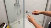 A 2010 Basement Bathroom Got a Calm and Modern Shower Redo