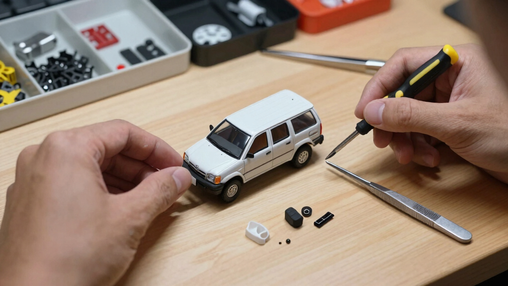 Building a 1:150 scale Toyota ProBox Micro Remote Control Car