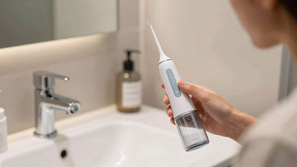 COSLUS 300ml Cordless Portable Rechargeable Water Dental Flosser $7