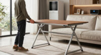 Dezeen Showroom New Releases newsletter includes scaffolding-like table