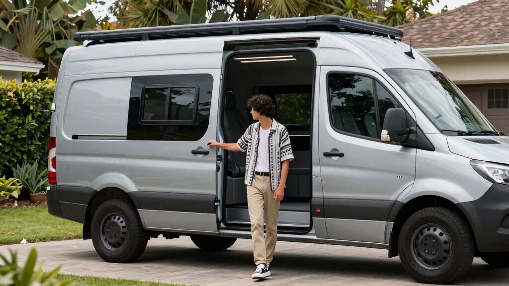 For Sale: Gatsby, a Loaded 4×4 Sprinter 170 Camper Van by Yama Vans