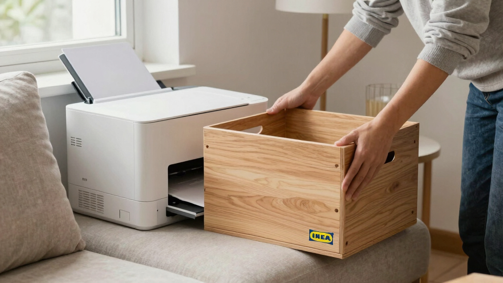 IKEA Storage Box Just Happens To Make Great Printer Cover