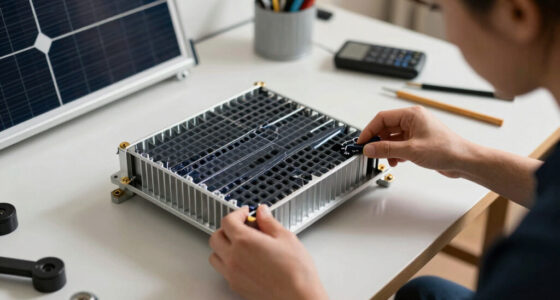 Solar module cooling tech based on perforated fins