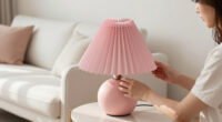 The Pleated Pink Lamp That's About to Be Everywhere