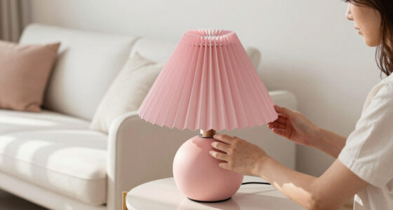 The Pleated Pink Lamp That's About to Be Everywhere
