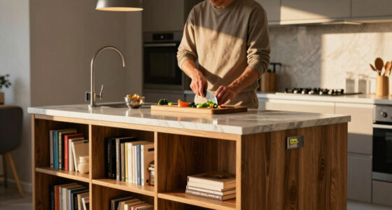 This Stylish IKEA BILLY Hack Looks Like a High-End Kitchen Island