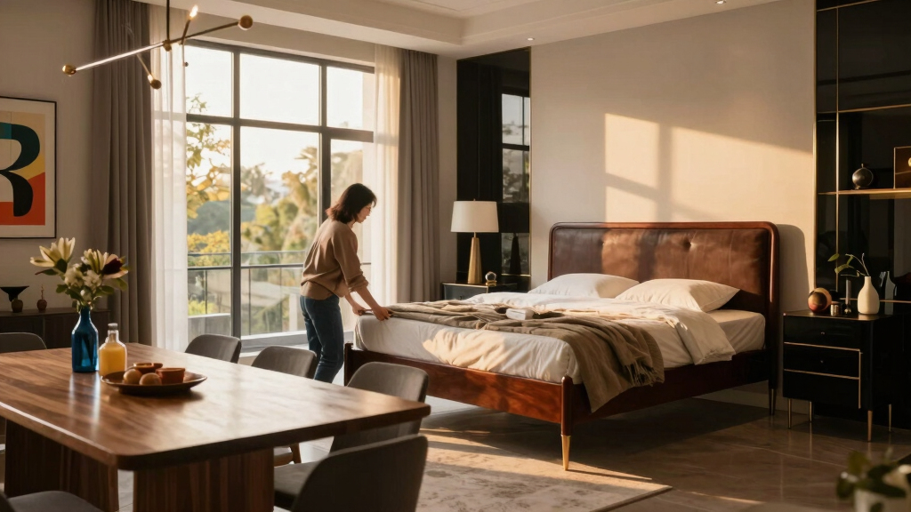 A Murphy Bed Turned a Dining Room Into an Art Deco Multi-Functional Space