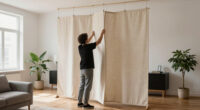 The IKEA Store Convinced Me to Hang Room Dividers from the Ceiling