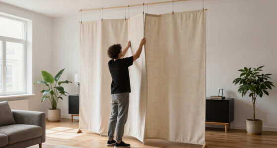 The IKEA Store Convinced Me to Hang Room Dividers from the Ceiling