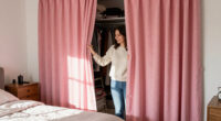 I Ditched My Closet Doors For $60 Pleated Curtains (See Why!)