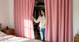 I Ditched My Closet Doors For $60 Pleated Curtains (See Why!)