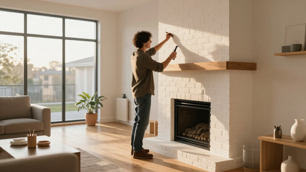 They Removed The Living Room’s Brick Fireplace — And They Don’t Regret It