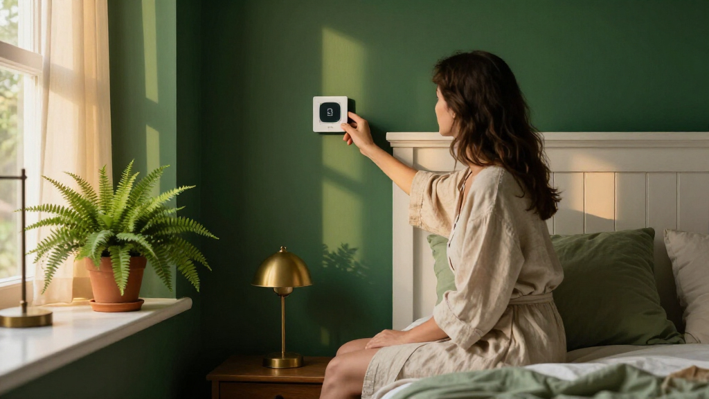 A Bright White Bedroom Is Now A Green Cocoon “Inspired By The Forest”