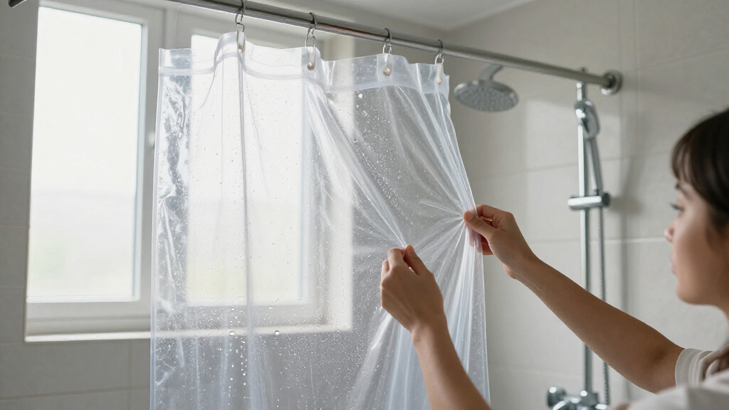 AmazerBath Shower Curtain Liner, 72X72 Clear Shower Curtain Liner, Waterproof Plastic Shower Liner, Cute Lightweight PEVA Shower Curtain For