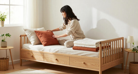 A Custom Daybed Turned This Awkward Tiny Room Into An Elegant Dual-purpose Guest Room And Home Office