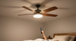 Need A Low-Profile Ceiling Fan? The 52-Inch Phylluz Has A Dimmable LED And Remote