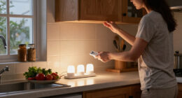 Need Cabinet Lighting? This 6-Pack Comes With A Remote And Charging Station