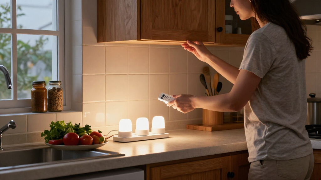 Need Cabinet Lighting? This 6-Pack Comes With A Remote And Charging Station