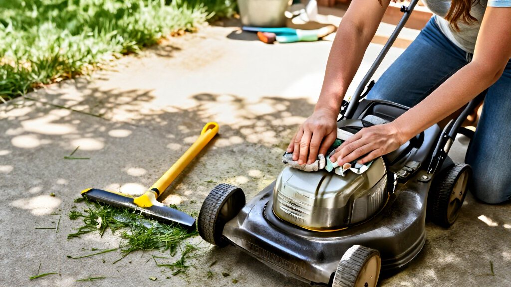 Not Oil Or WD-40: The Alternative Solution That Keeps Grass From Sticking To A Mower Deck