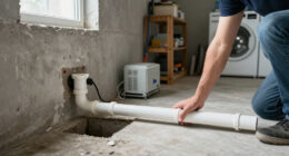 Radon Mitigation System Installed