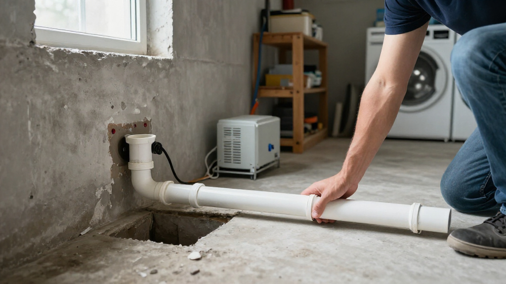 Radon Mitigation System Installed