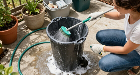 Smelling Your Garbage Cans? The Underrated Trick To Give Them A Deep Clean