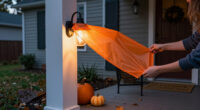 Turn Any Porch Light Into A Spooky Halloween Display With An Easy DIY