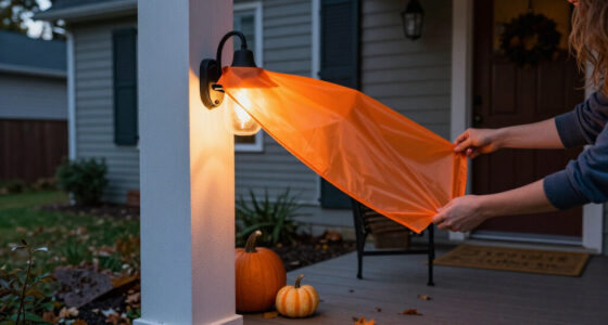 Turn Any Porch Light Into A Spooky Halloween Display With An Easy DIY